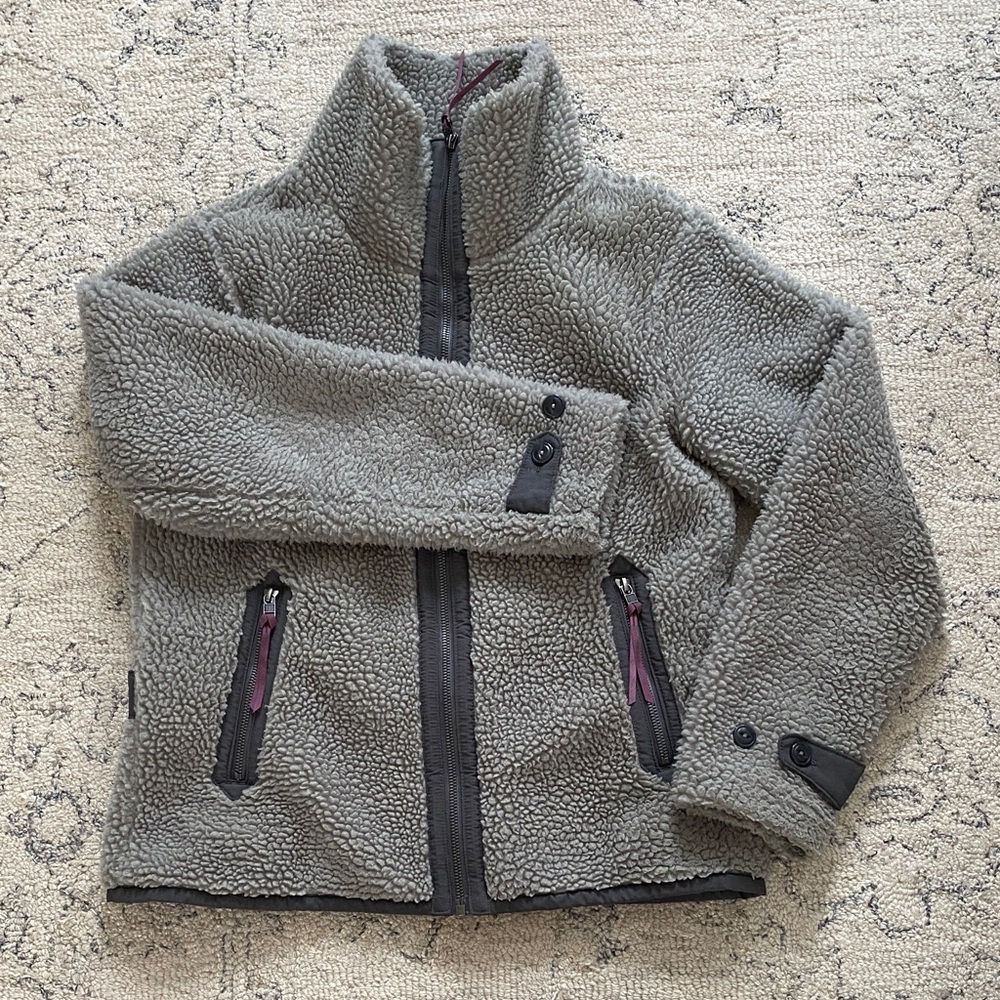 Patagonia Gray Teddy Jacket